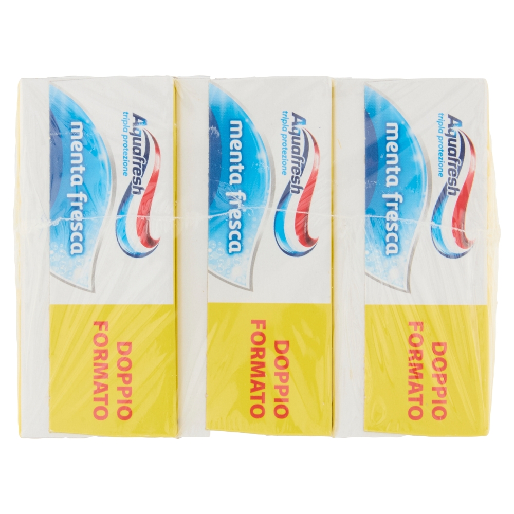 Aquafresh tripla protezione dentifricio igiene dentale multi pacco menta 3 x 2 x 75 ml